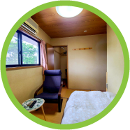 ワーケーションデスク付きのシングルのお部屋