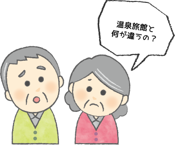 ”温泉旅館”と何が違うの？/