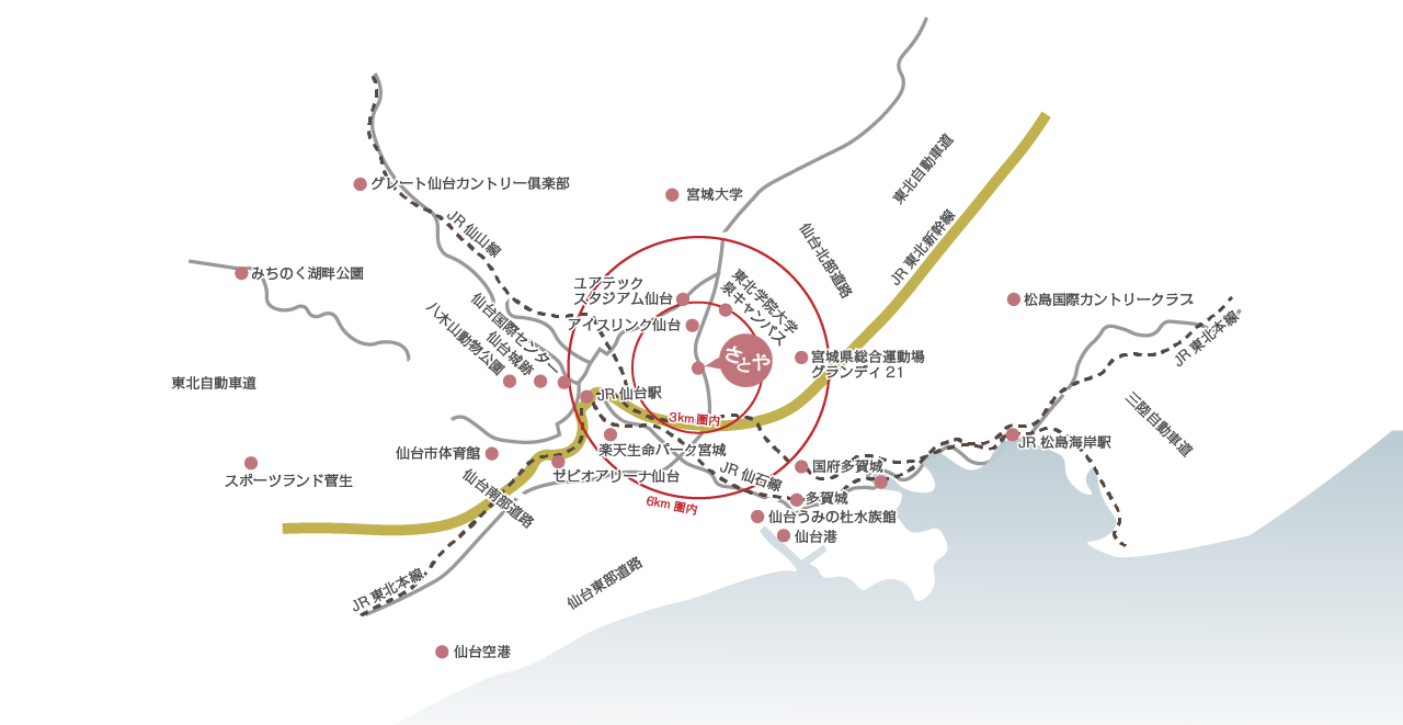 さとや周辺マップ